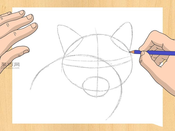 怎样画出一幅好画 铅笔素描猫的画法步骤 8