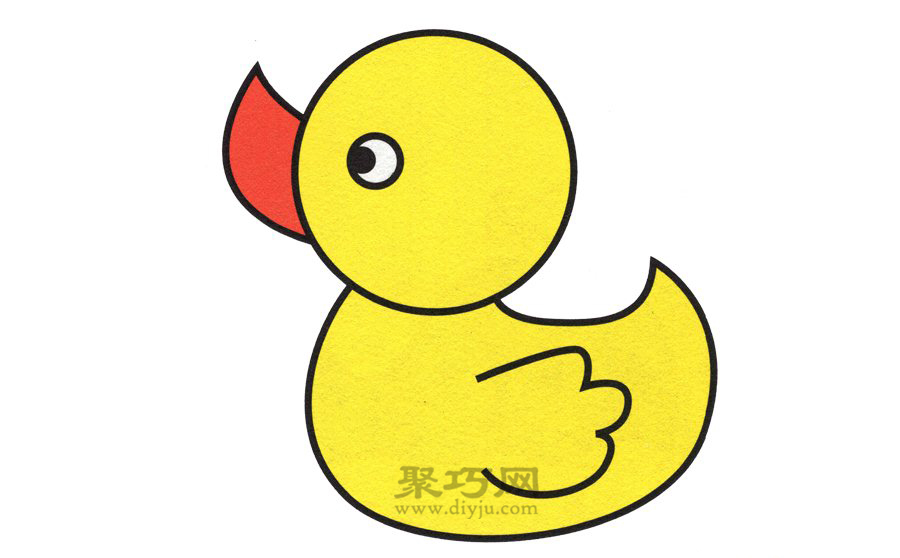 很少人知道的卡通大黄鸭简笔画画法,原来鸭子还可以这样画!