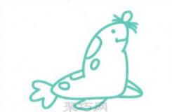 海里的动物怎么画？这篇简笔画教程教你画可爱小海豹