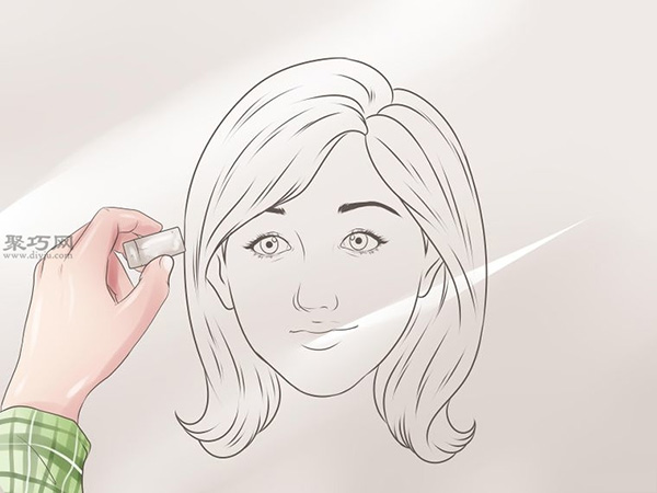 女性脸的画法 31