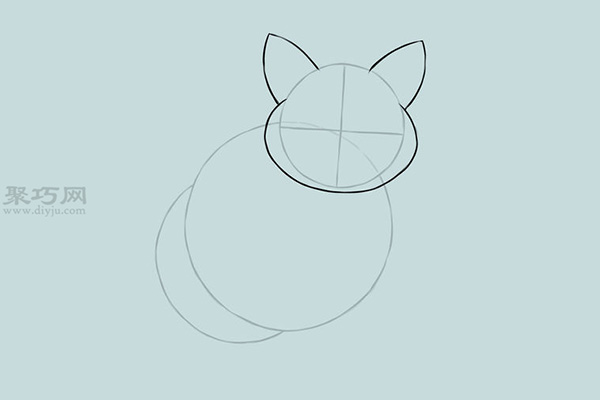 画一只写实的猫画法步骤 9