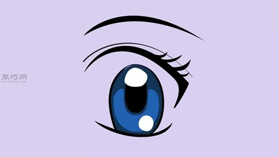 大眼睛画法教程 教你怎么画动漫人物的眼睛