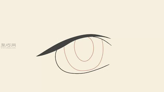 女性的眼睛画法步骤
