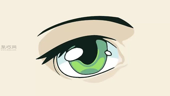 女性的眼睛画法步骤 一起学如何画动漫人物的眼睛