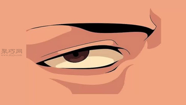 男性的眼睛的画法 来看怎样画动漫人物的眼睛