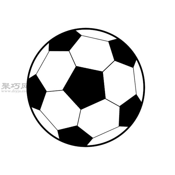足球立体画画法图片