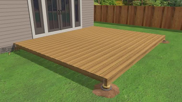 建造木板露台步骤