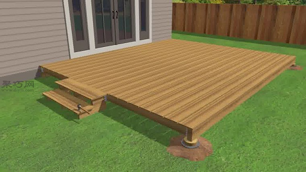 建造木板露台步骤