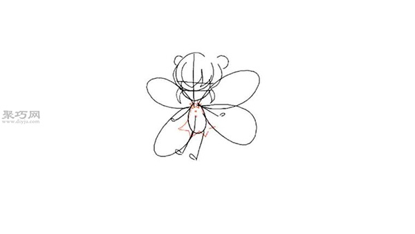 小蜜蜂仙女的画法