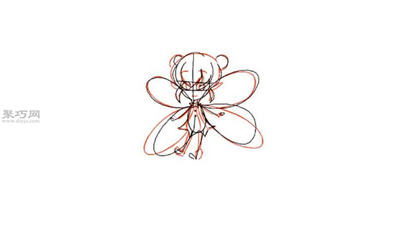 小蜜蜂仙女的画法