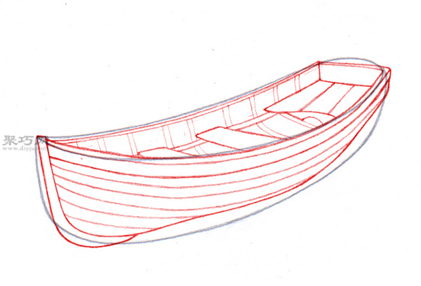 画写实木船的步骤 10