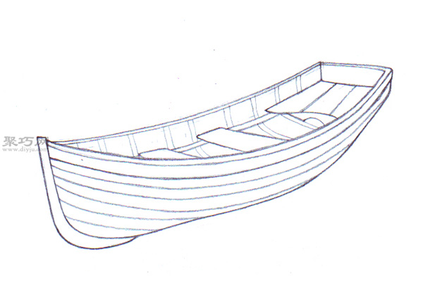 画写实木船的步骤教你画船画法