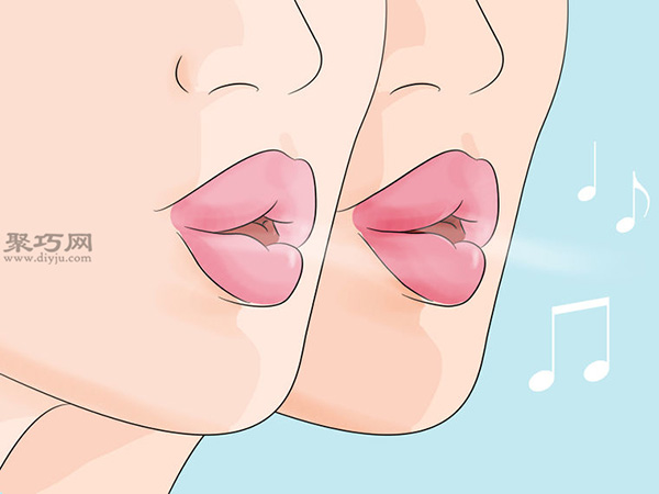 怎么吹口哨 用你的唇吹口哨的方法