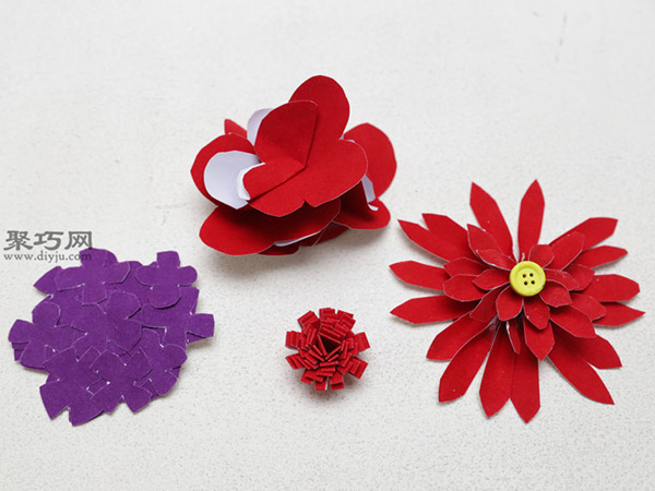 手工DIY绣球毡花教程 教你如何做毡花