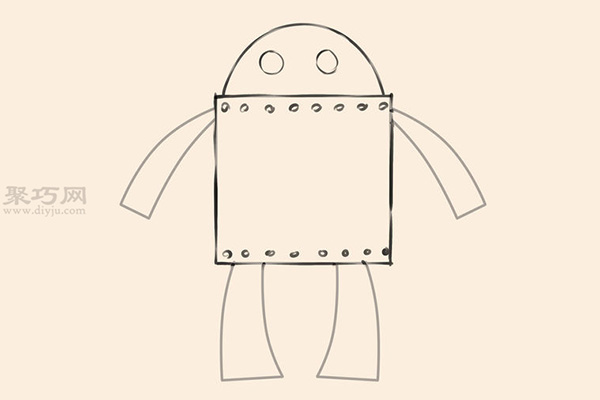 简单的机器人的画法 4