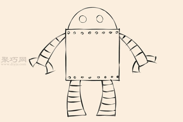 简单的机器人的画法 5
