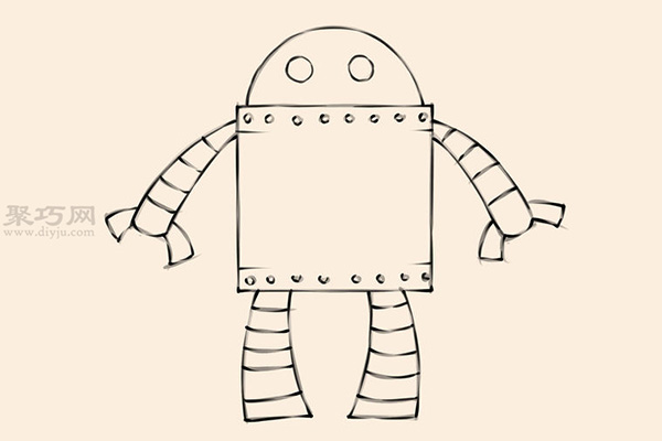 简单的机器人的画法 6