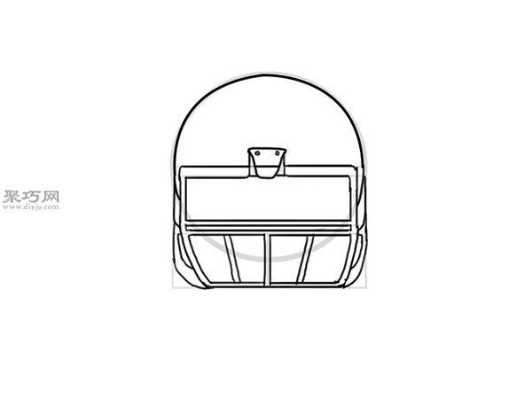 正面橄榄球头盔画法教程 6