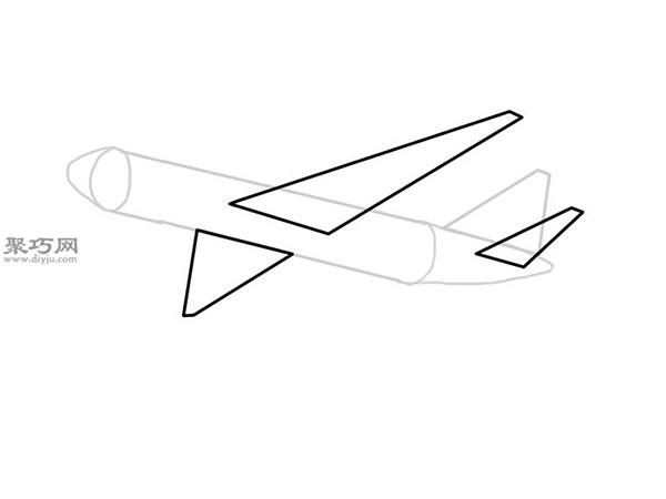画波音787飞机的步骤 14