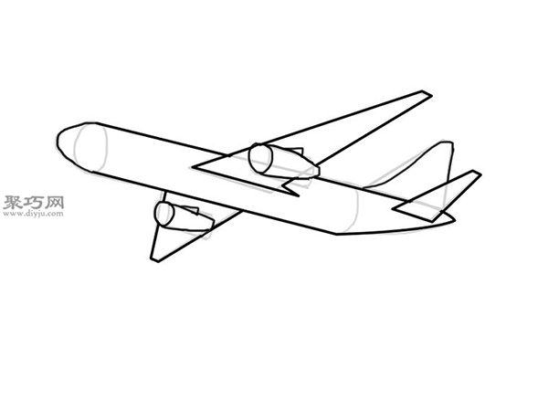 画波音787飞机的步骤 16