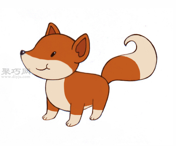 卡通狐狸的画法 教你怎么画狐狸