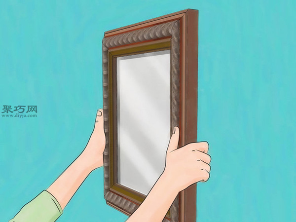 怎样给镜子加框 用图片框给镜子加框步骤