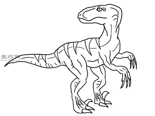 100种恐龙画画霸气图片