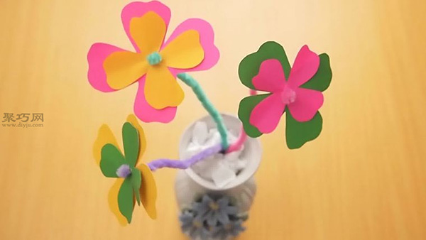 手工DIY层状纸花方法 一起学如何DIY纸花