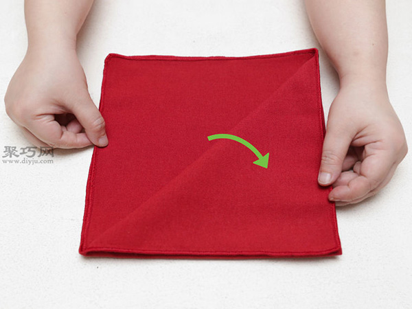 口袋餐巾折法 3