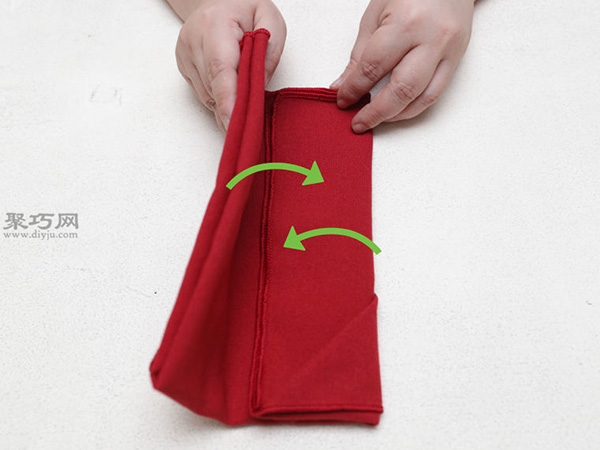 口袋餐巾折法 5