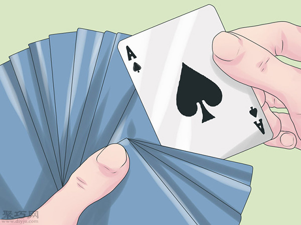 怎么样找出黑桃A 一起学用扑克牌变魔术步骤
