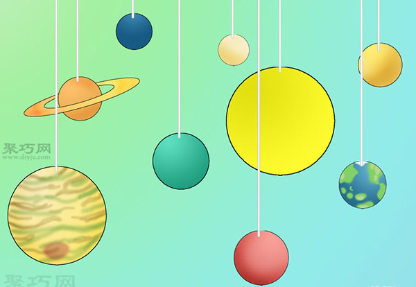 用气球做太阳系模型步骤 15