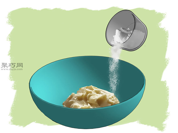 熟石膏和速食土豆泥做老鼠药图解教程 10
