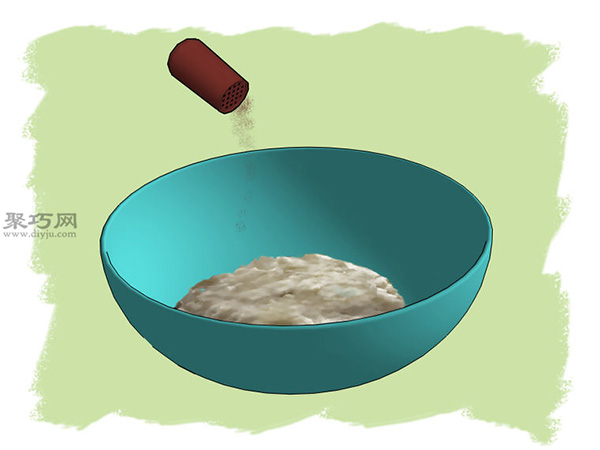 熟石膏和速食土豆泥做老鼠药图解教程 11