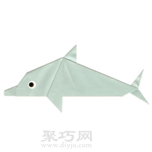 手工折纸海豚简单折法