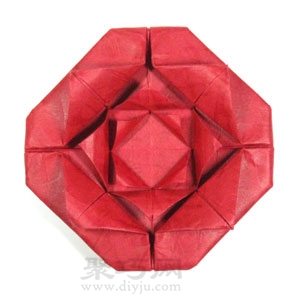 折纸玫瑰花折法图解