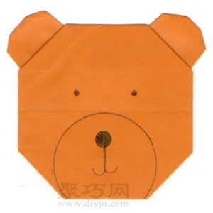 手工折纸熊折纸方法