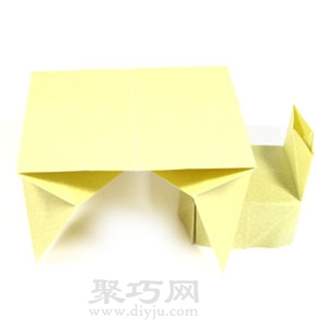 手工折纸方形桌子折法图解