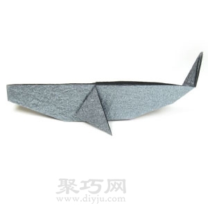 简单鲸鱼折纸教程 可做小班鲸鱼手工折纸教案