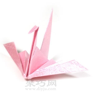 千纸鹤简单折叠方法 纸鹤折法一步步图解