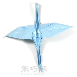 折纸会飞的千纸鹤步骤图解