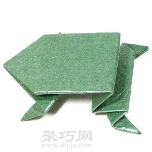 如何折纸青蛙能跳 会跳的青蛙叠法