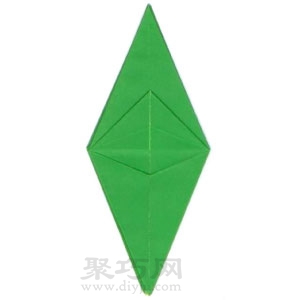 折纸基础折法：等分菱形折叠