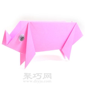 手工折纸小猪教程图解
