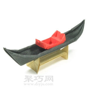 折纸贡多拉船简单图解