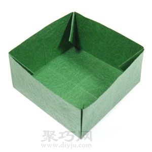 折纸餐桌垃圾盒折法步骤