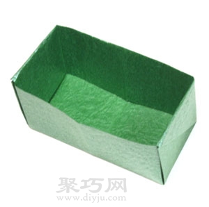 长方形纸盒叠法折纸方法