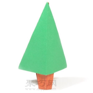 3D折纸圣诞树图解教程