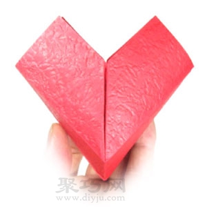手工折纸3D立体心形怎样折