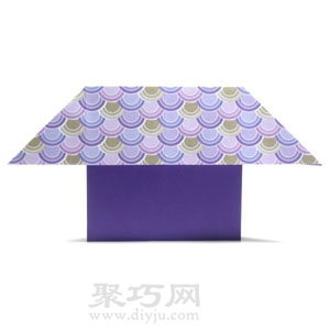 简单又漂亮折纸小屋 小房子手工折纸教程